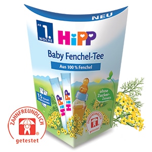 HIPP Čaj od ekstrakta komorača &amp;amp;#8211; 15 kesica 0m+