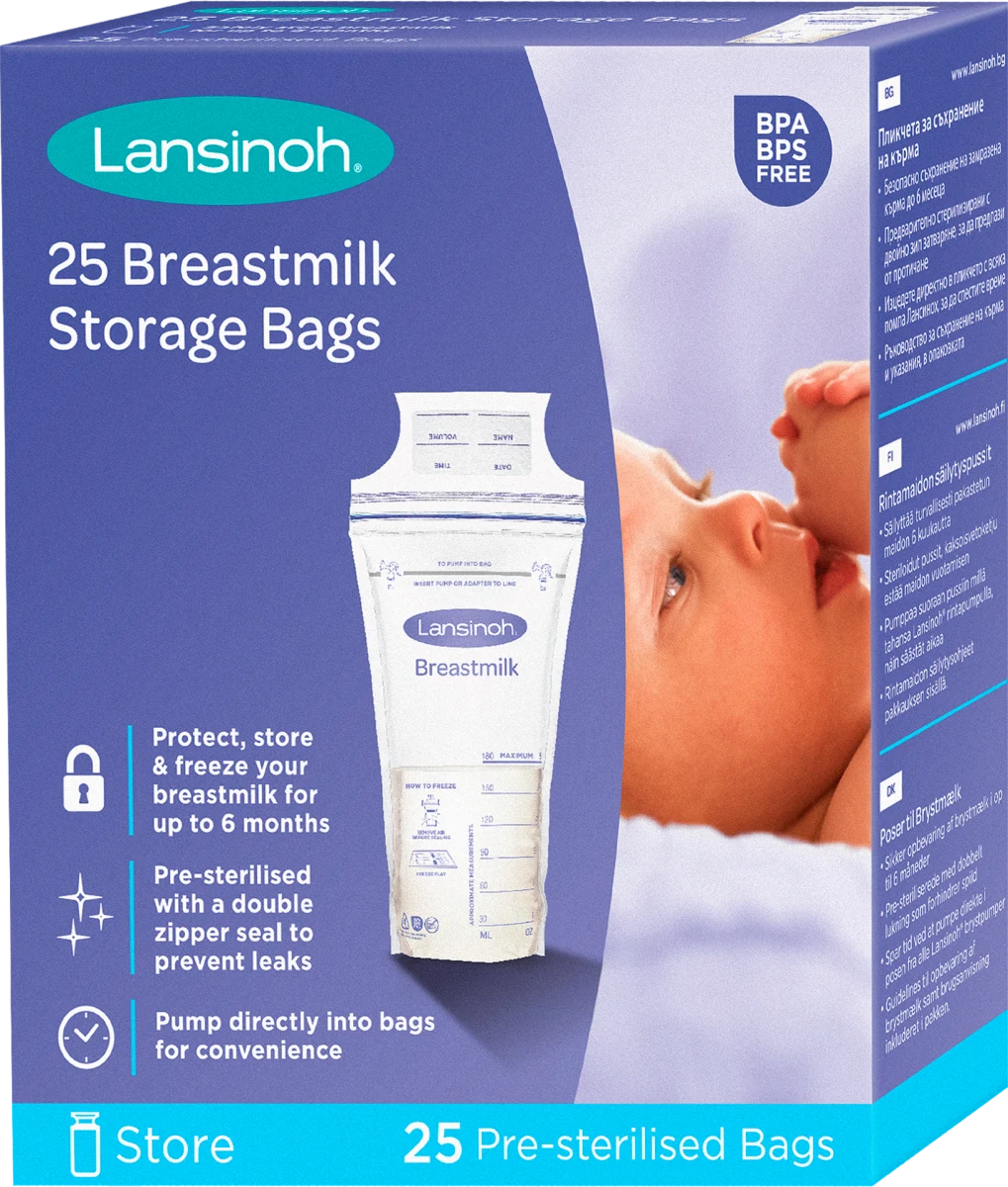 LANSINOH Vrećice za čuvanje izdojenog mlijeka a25