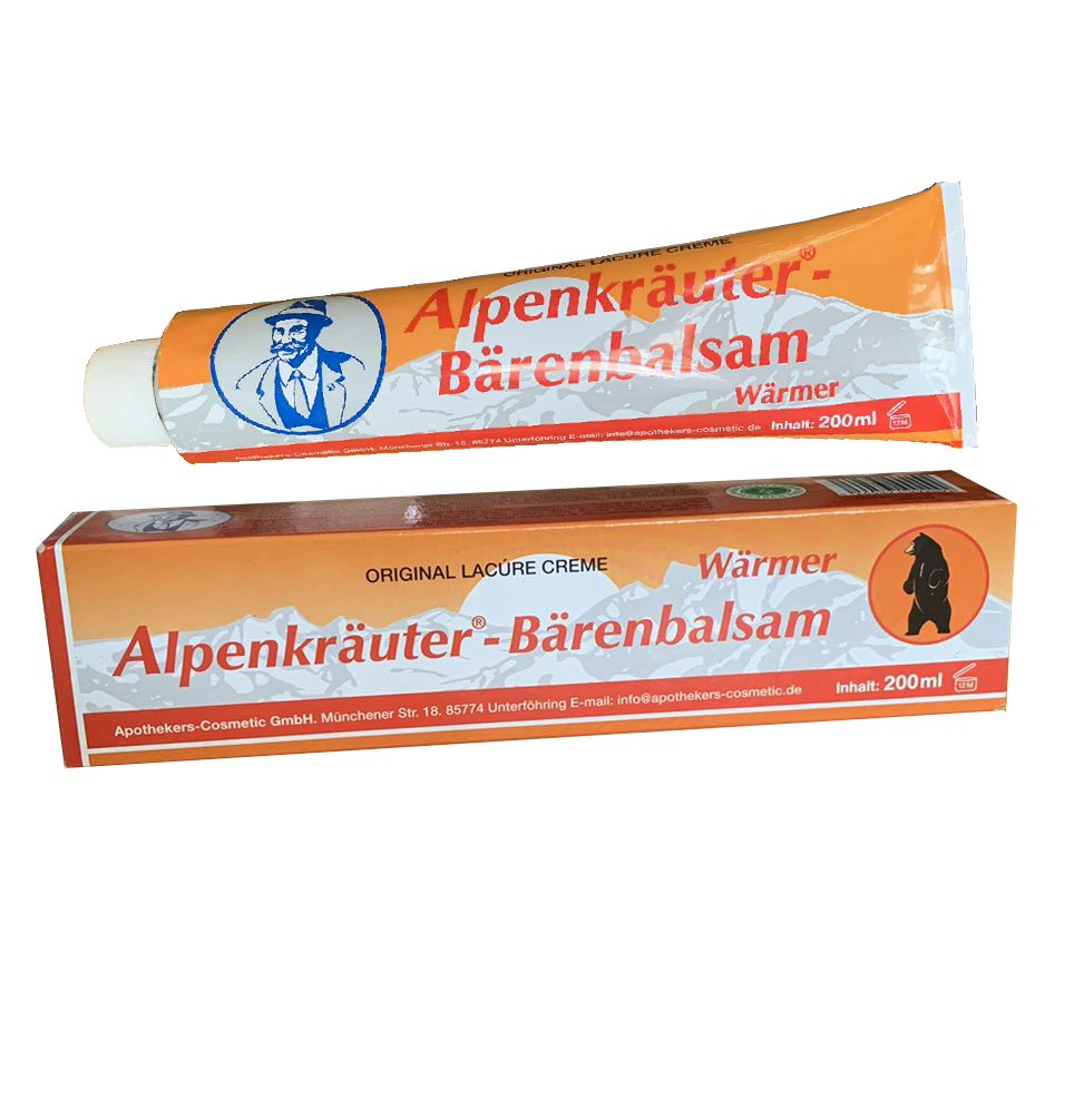 ALPENKRAUTER MEDVJEĐI BALZAM “VRUĆI” 200ml, Za bolove u mišićima i zglobovima,tretiranju strija.