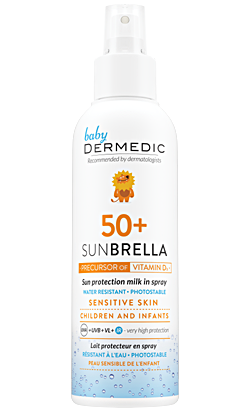 DERMEDIC Sunbrella Baby mlijeko za zaštitu od sunca u spreju SPF50+ 150ml
