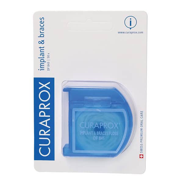 Curaprox DF 845 &amp;amp;#8220;implant &amp;amp;amp; braces&amp;amp;#8221; zubni konac 35 m