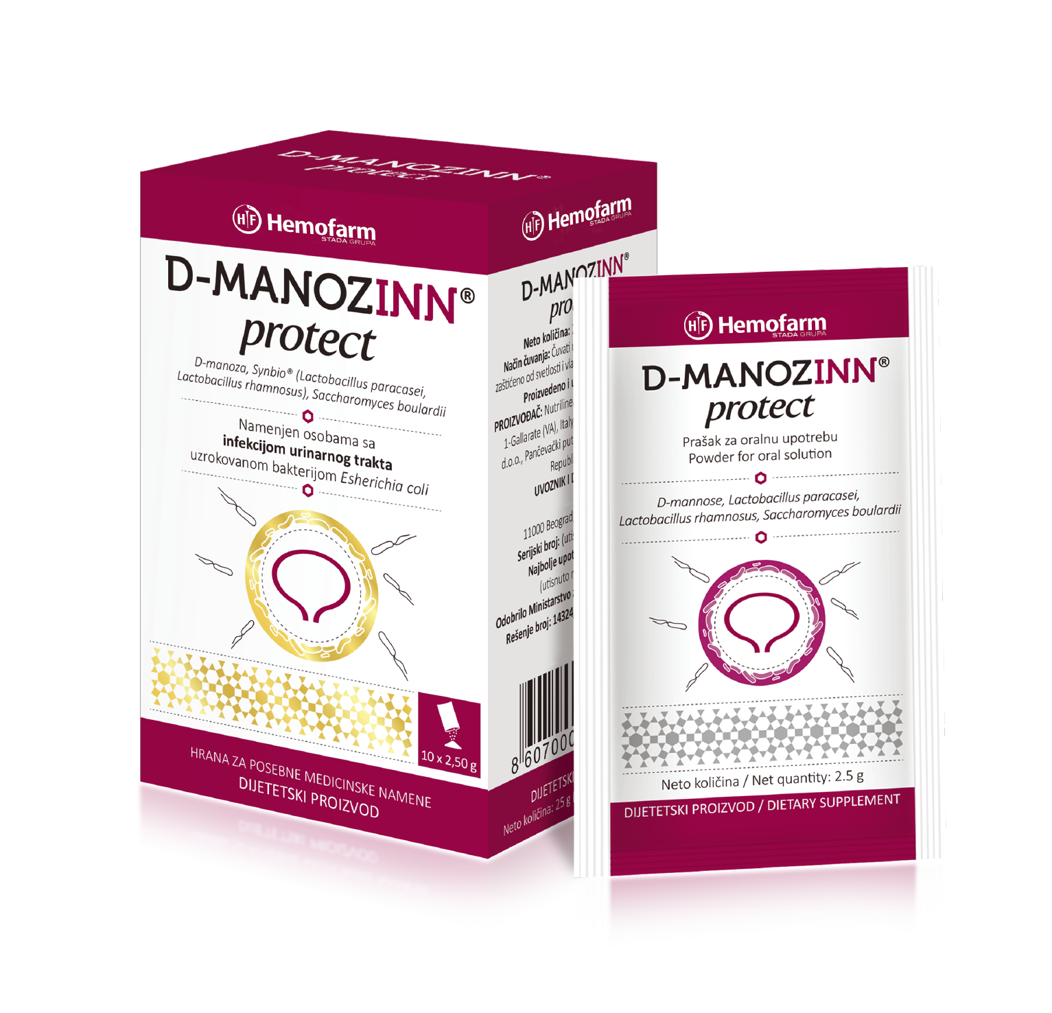 D-Manozinn Protect kesice 10&amp;amp;#215;2.5g