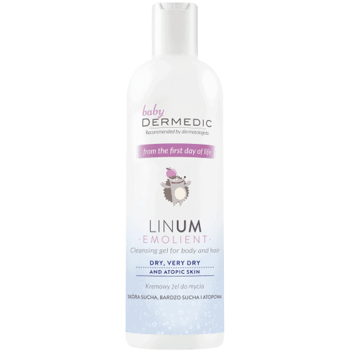 Dermedic Linum Baby Emollient gel za tijelo i kosu 200 ml