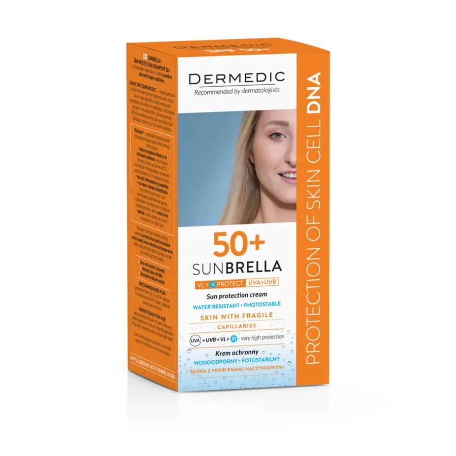 DERMEDIC Sunbrella Krema za kožu sa osjetljivim kapilarima SPF 50, 50ml