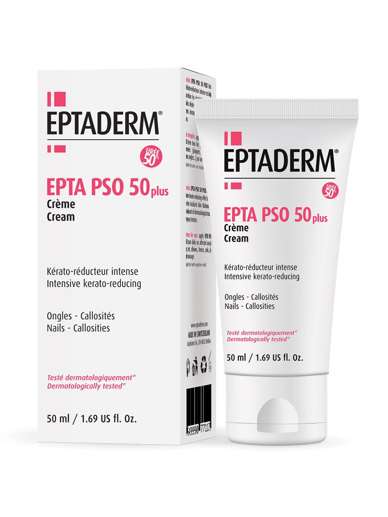 EPTADERM EPTA PSO 50 Plus Urea krema 50ml