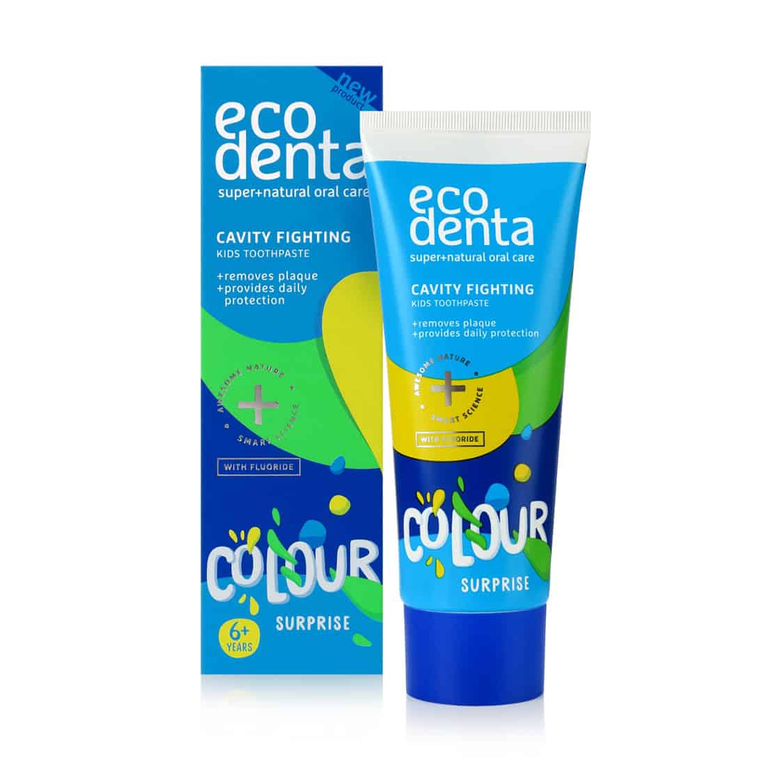 Ecodenta Colour Surprise zubna pasta za djecu protiv zubnog karijesa 75 ml