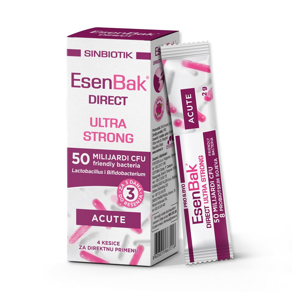 ESENSA Esenbak Direct ultra strong sinbiotik 4 kesice