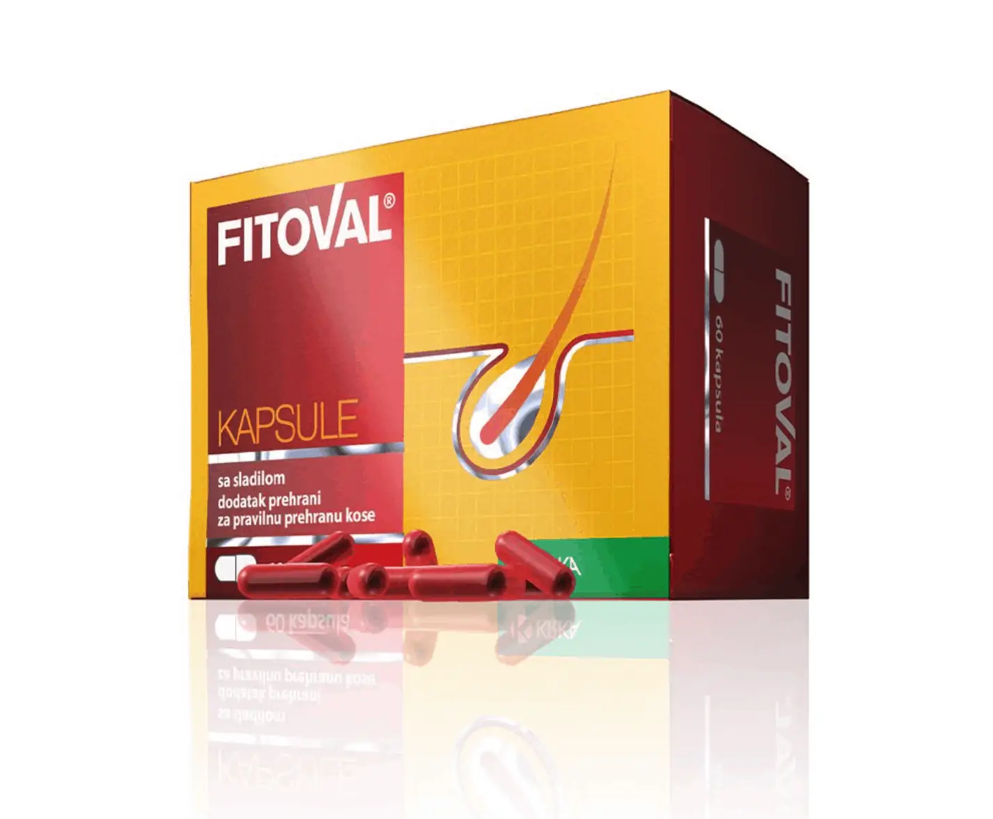 Fitoval kapsule 60 komada &amp;amp;#8211; Za regeneraciju kose