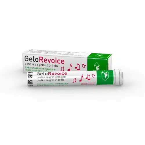 GeloRevoice pastile za grlo i ždrijelo a20 – ribizla i trešnja