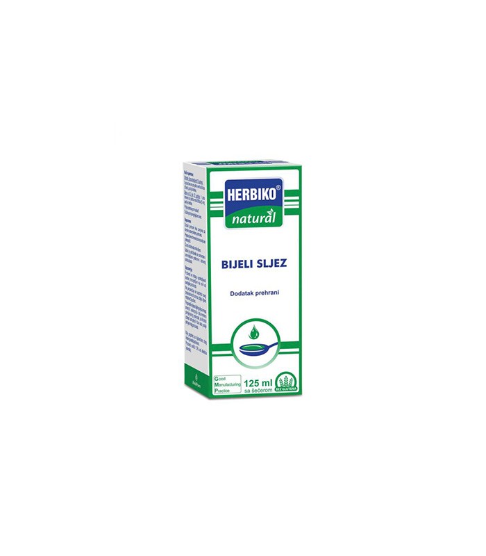 HERBIKO NATURAL BIJELI SLJEZ SIRUP 125 ML