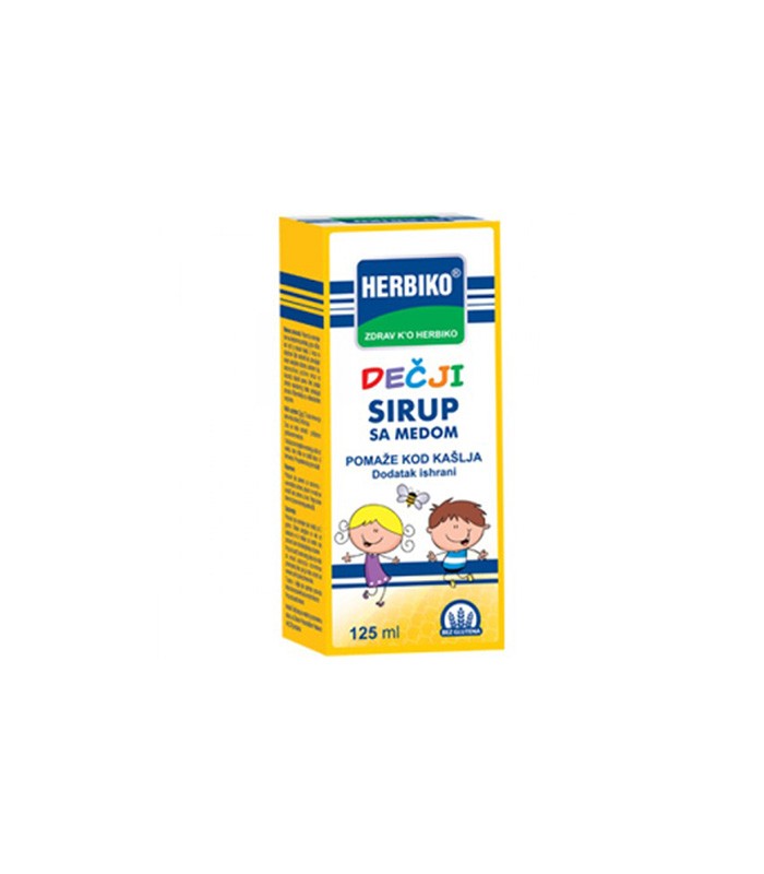HERBIKO SIRUP S MEDOM ZA DJECU 125ML