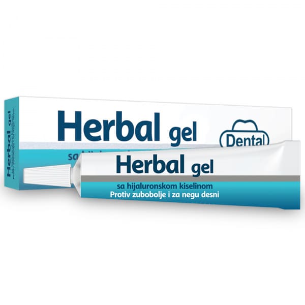 VIVIDENT Herbal gel za desni protiv zubobolje sa hijaluronskom kiselinom 5g