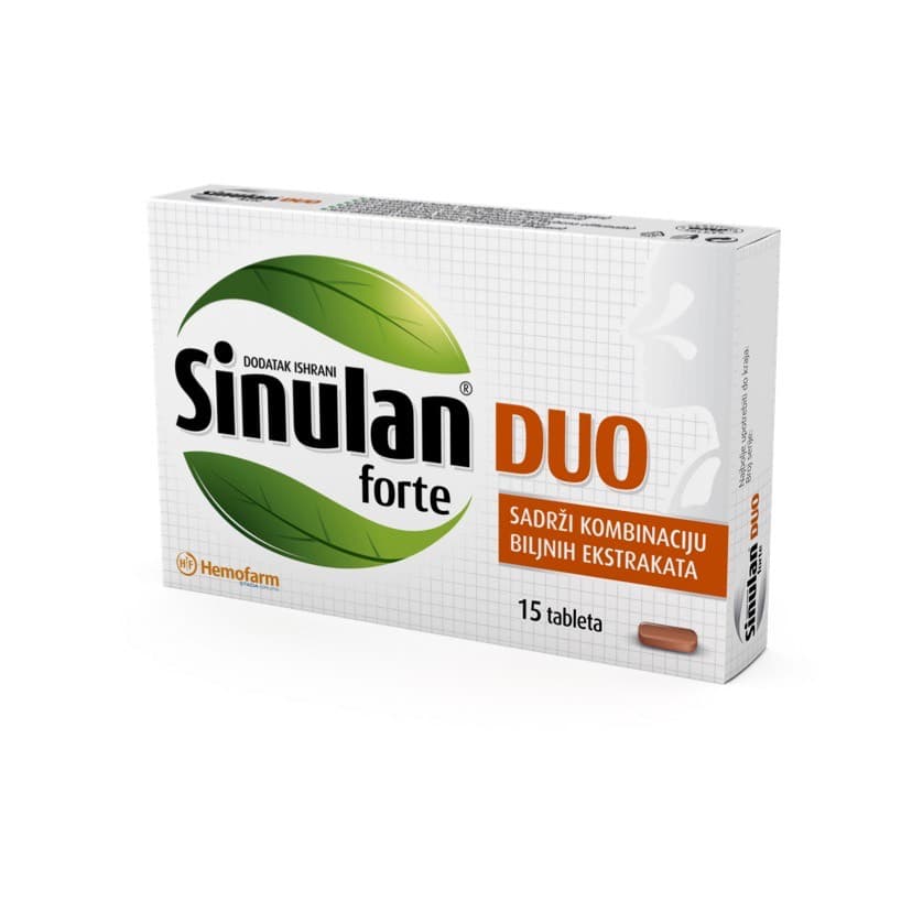 SINULAN DUO FORTE 15 tableta