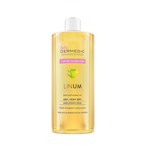 DERMEDIC Linum Emolient Baby kupka i ulje za tuširanje 500ml