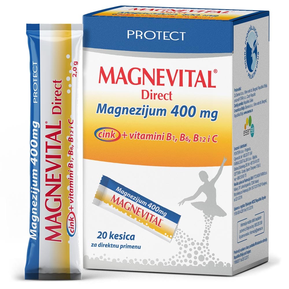 ESENSA MAGNEVITAL Direct magnezijum 400mg &amp;amp;#8211; 20 kesica