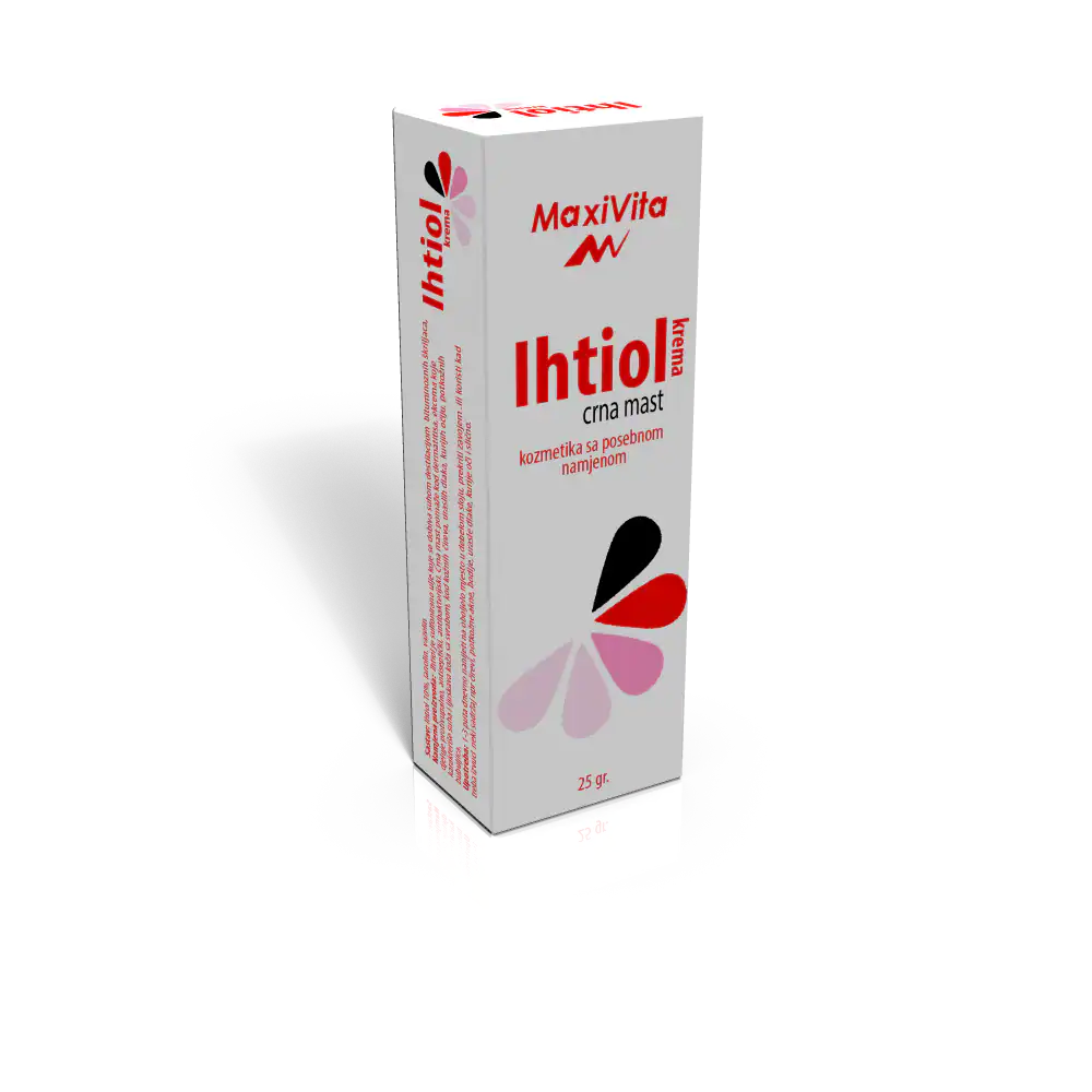 MaxiVita Ihtiol – Crna mast 25 g