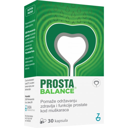 Zada PROSTA BALANCE tablete a 30, Dodatak prehrani za održavanje reproduktivnog zdravlja muškaraca