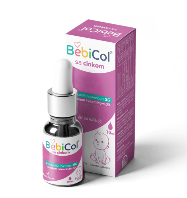 ABELAPHARM BebiCol probiotske kapi sa cinkom 10ml