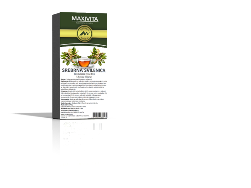 MAXIVITA SREBRNA SVILENICA 40g rinfuzni čaj, Ubojica šećera