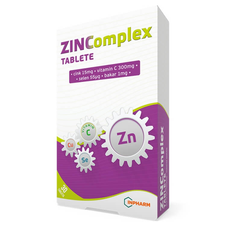 INPHARM ZINCOMPLEX 30 tableta