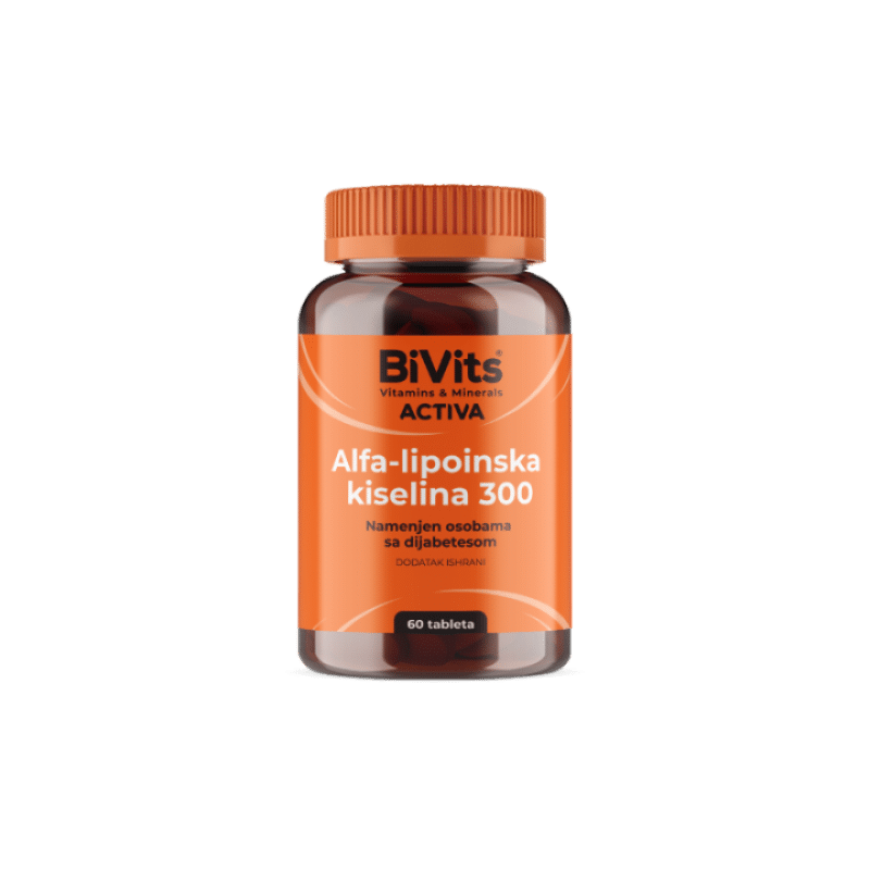 BIVITS Aktivna alfa-lipoinska kiselina 300mg 60 tableta