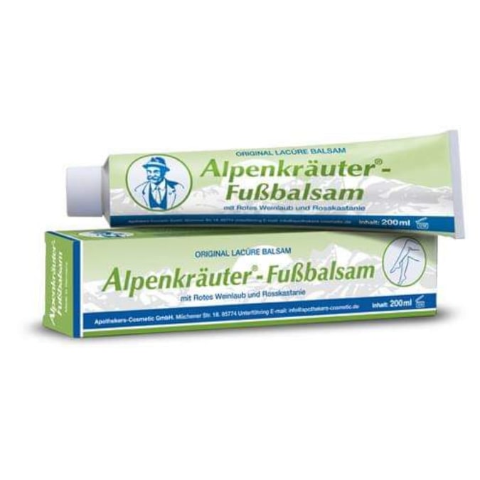 ALPENKRAUTER Alpsko bilje balzam za noge &amp;amp;#8211; mentol i divlji kesten 200ml, Za tretiranje vena i kapilara
