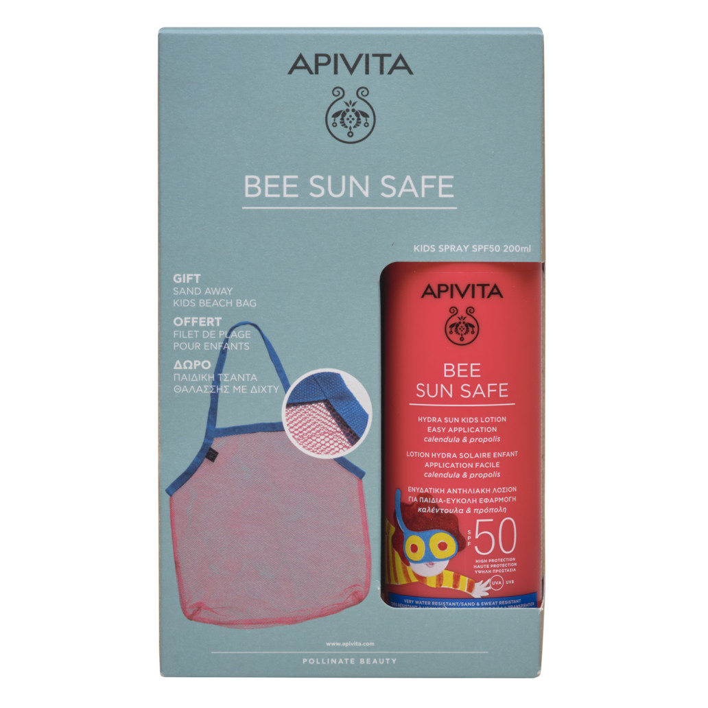 APIVITA Bee Sun Safe sprej za djecu SPF50 200ml + Torba GRATIS