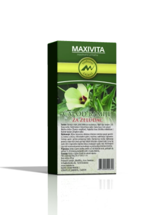 MAXIVITA Čaj od bamije 40g, Za želudac
