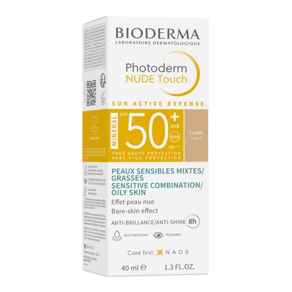 BIODERMA Photoderm NUDE Touch tonirana svijetla krema SPF50, 40ml