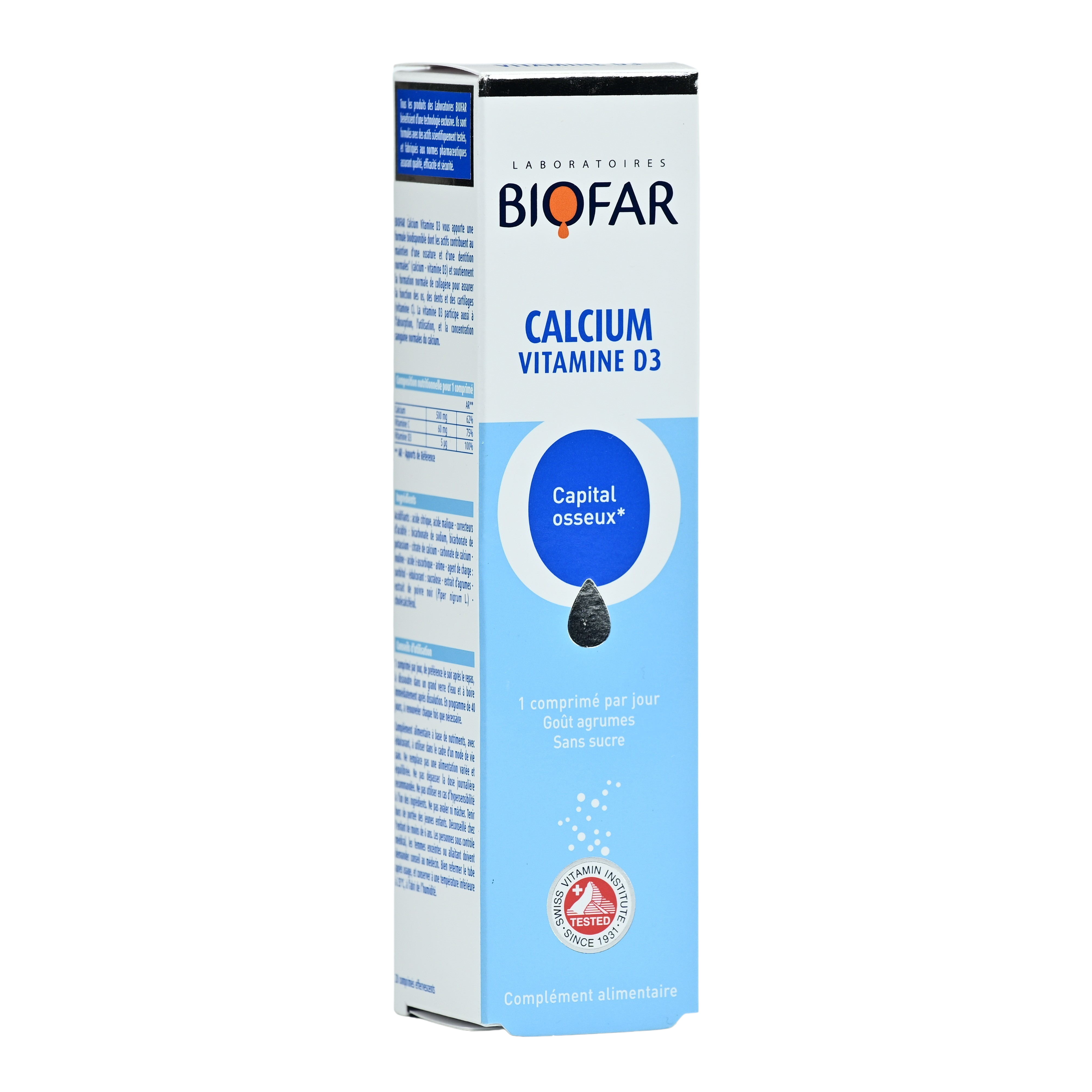 BIOFAR CALCIUM+D3 20 šumaćih tableta