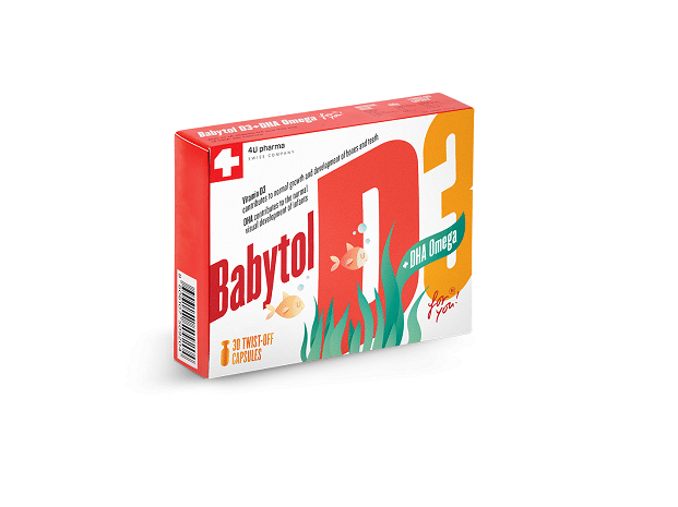 BABYTOL D3 + DHA Omega Twist off kapsule &amp;amp;#8211; 30 kapsula
