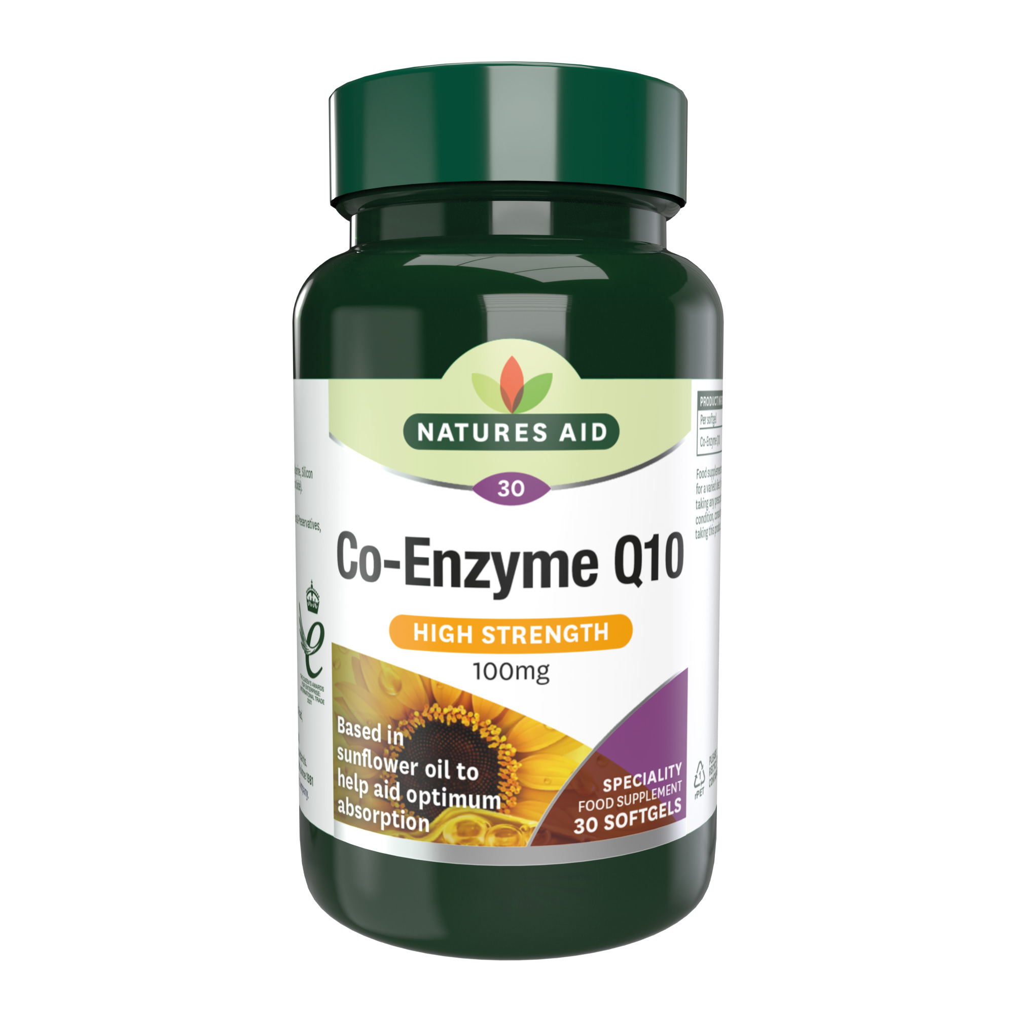 NATURES AID Co-Enzyme Q10 100mg  30 tableta