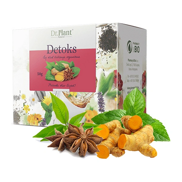 Dr. Plant Detoks čaj 50 g, kod čišćenja organizma