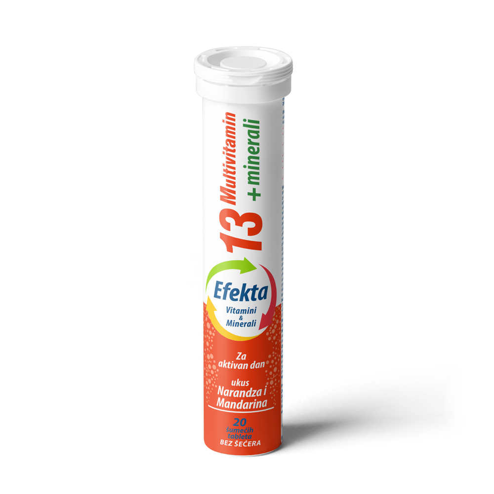 ESENSA Efekta Multivitamin+minerali šumeće tablete 20 tableta