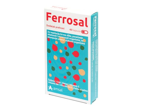 AMSAL FERROSAL 40 kapsula