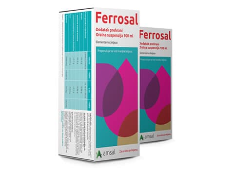 AMSAL FERROSAL Oralna suspenzija 100ml