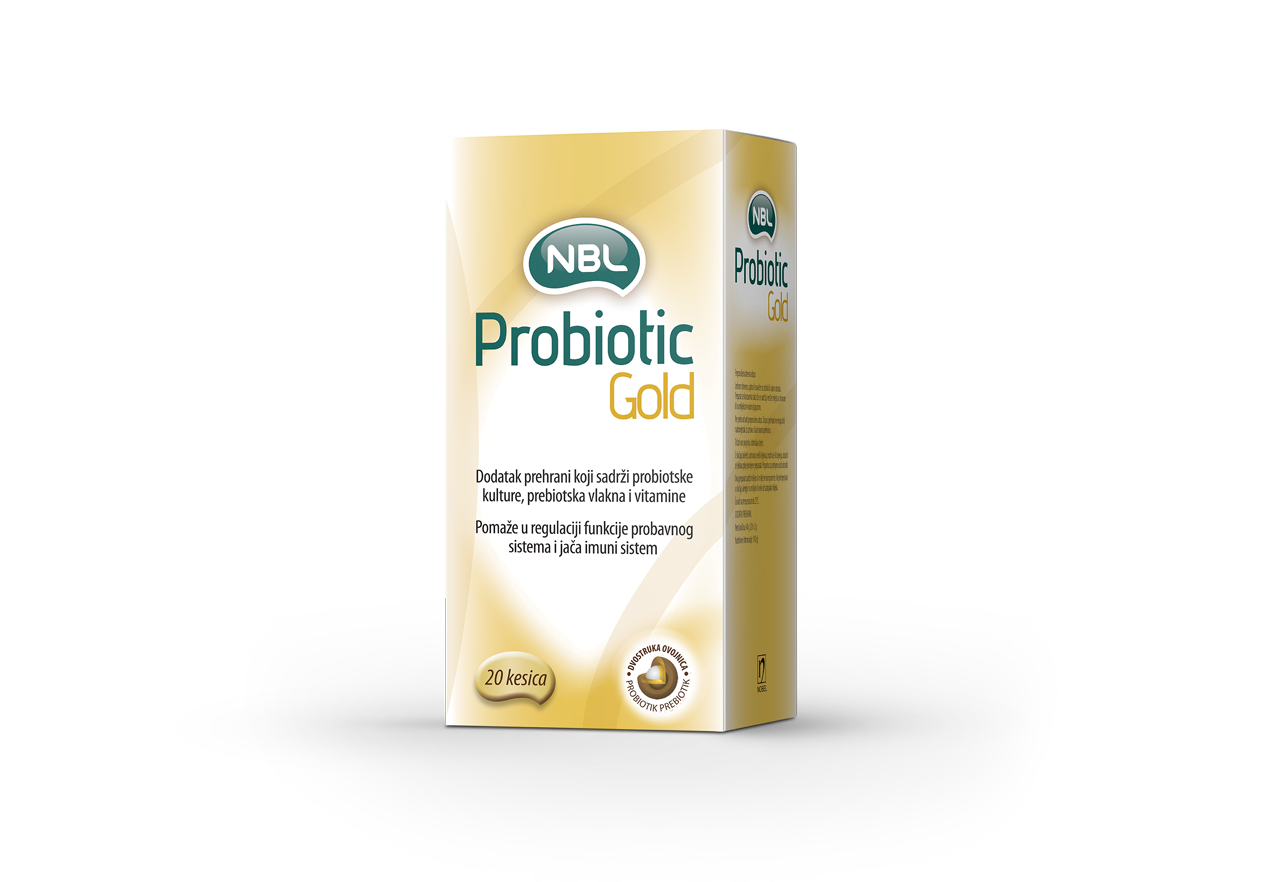 NOBEL Probiotic Gold 20 kesica, Dodatak prehrani sa probiotikom