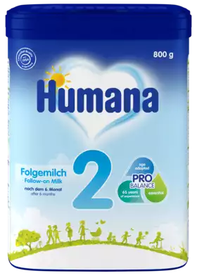 HUMANA 2 Hrana za bebe 800g