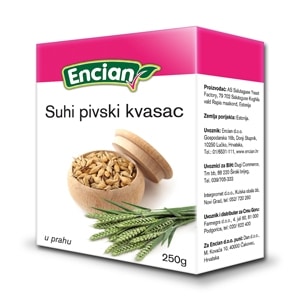 ENCIAN Suvi pivski kvasac u prahu 250g