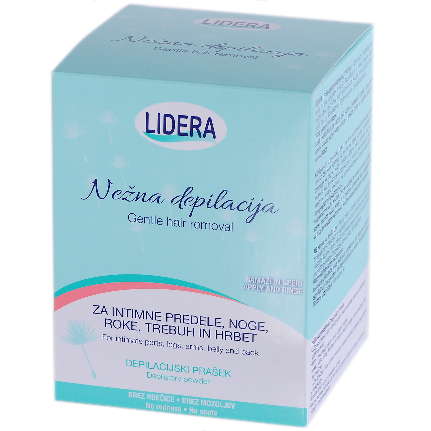 LIDERA prašak za depilaciju 200g, Novi način depilacije