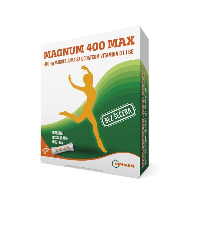 INPHARM Magnum 400 MAX 20 kesica