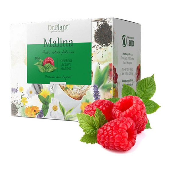 Dr. Plant Malina čaj 40 g, za ublažavanje menstrualnih grčeva