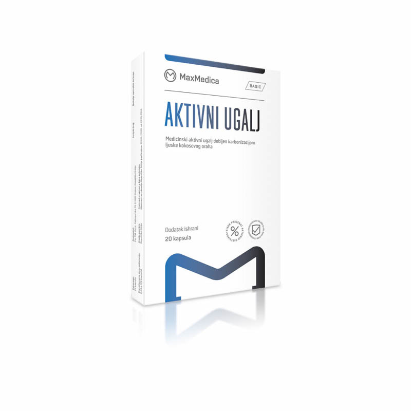 Aktivni ugalj 20 kapsula