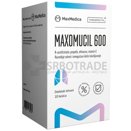 Maxomucil 600 10 kesica
