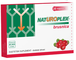 NATUROPLEX Brusnica 20 kapsula