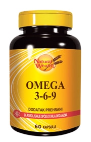Natural Wealth OMEGA 3-6-9 60 gel kapsula