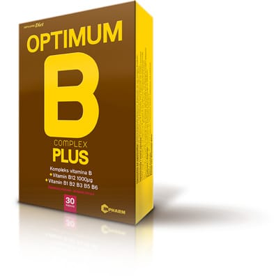 OPTIMUM B Complex PLUS 30 kapsula