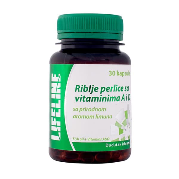 LIFELINE Riblje perlice 30 kapsula