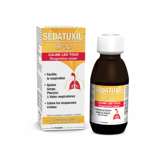 SEDATUXIL sirup 125ml, Protiv kašlja i iritacije grla