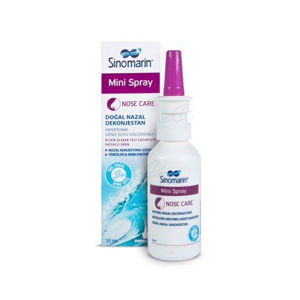 SINOMARIN® MINI SPRAY 30ml, Prirodan sprej za očepljenje nosa i godnji dišnih puteva